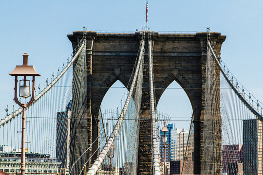 Brooklyn bridge in New York City 