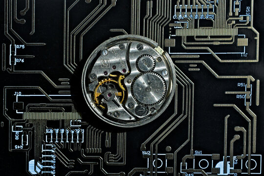 &ldquo;Depth of Field&rdquo;. Sharply focused watch with blurry background can be achieved by using a wide open aperture limiting depth of focus 