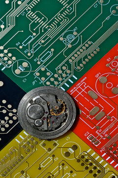 Rubies and gold are minerals used in technology. Rubies are used in watches to minimize wear of moving parts while gold facilitated movement of electrons on circuit boards