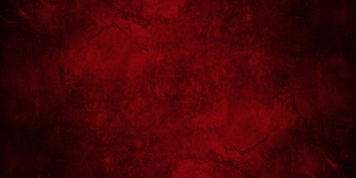 Dark red grunge texture background with abstract smoky patterns, luxury maroon marble stone effect
