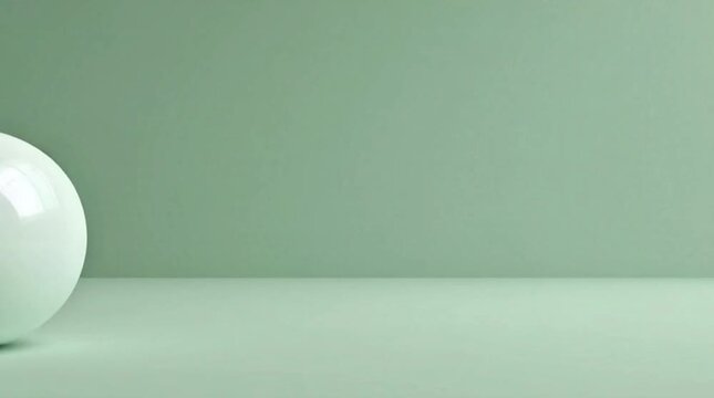 white ball on the wall