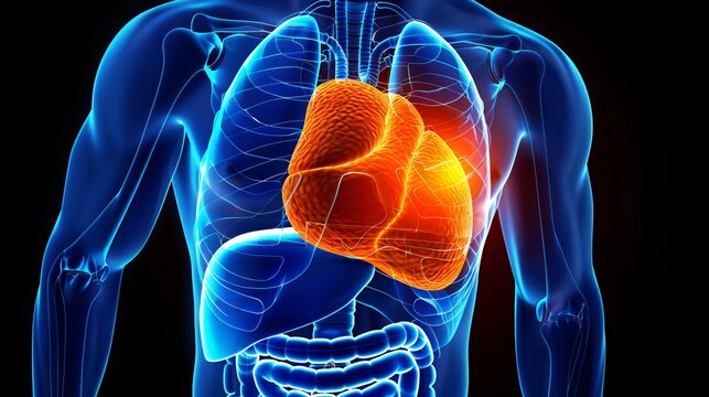 Close up of fatty liver disease  insights on diagnosis, treatment, and health implications