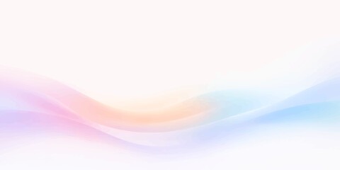 Naklejka premium Abstract colorful wave background with smooth flowing light curves and vibrant modern design