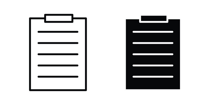 Form icon line and flat vector collection for ui, ux designs