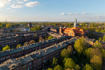 Osiedle Nikiszowiec- Kościół św. Anny- Katowice, Polska © Tomasz Warszewski