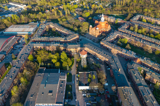Osiedle Nikiszowiec- Kości&oacute;ł św. Anny- Katowice, Polska