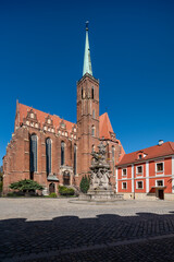 Ostrów Tumski, Kolegiata Świętego Krzyża, Wrocław, Polska © Tomasz Warszewski