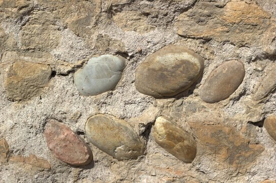 mur de pierre , caillou  naturel texture ancienne vieux France rurale