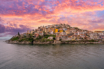 Fototapeta premium Kavala old city view in Greece