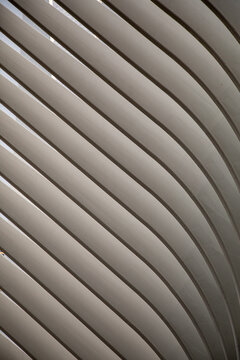 Architectural lines in modern New York building