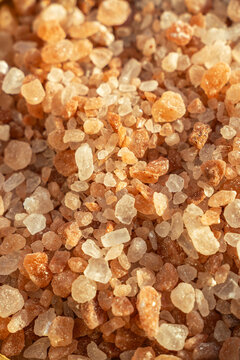 Spa salt crystal texture background for wellness concept