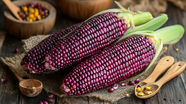 Purple corn (ma&iacute;z morado) is an ancient, nutrient-dense grain native to the Peruvian Andes, regarded as a staple food and cultural symbol with deep pre-Inca roots.