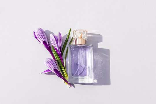 Spring floral women perfume bottle with fresh aroma