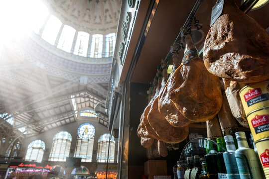 Valencia central Market in Spain