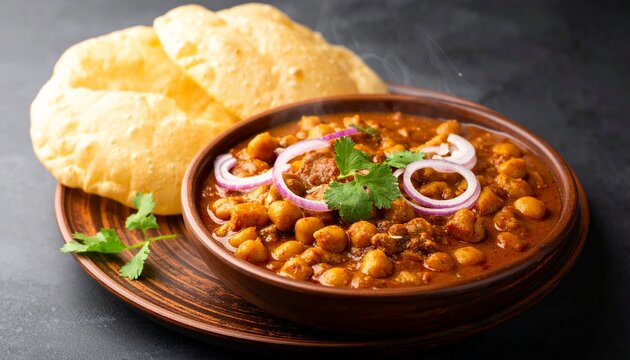 Punjabi Amritsari Chole Masala with Bhature