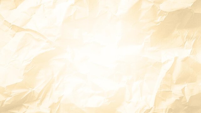 Vintage Crumpled Paper Background Animation, Soft Beige Wrinkled Texture Loop for Retro Motion Design