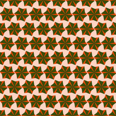 Fototapeta premium Seamless pattern of two-color flowers