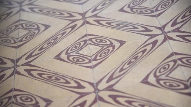 Old Spanish Azulejos Pattern &ndash; Valencian Vintage Tile Texture
