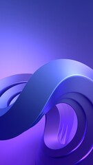 Naklejka na ściany i meble Abstract minimalist background design, vertical 3d render