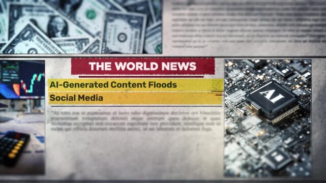 AI-Generated Content Floods Social Media