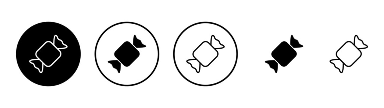 Candy icon vector. candy sign and symbol.
