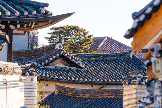 Bukchon Hanok Village, Seoul, South Korea