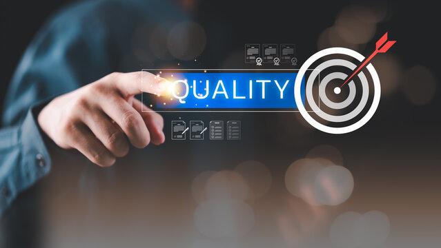 quality manager ensures goal achievement through quality control, performance standards, compliance auditing, process improvement, certification validation, strategic monitoring operational excellence