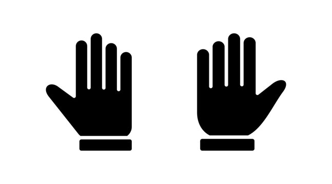 Hand icon set vector. hand sign and symbol. hand gesture