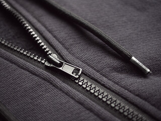Zipper on sweatshirt © David