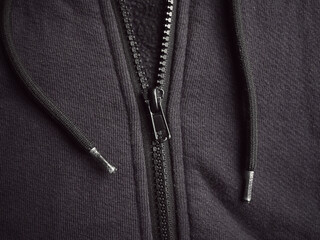 Zipper on sweatshirt © David