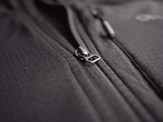 Zipper on sweatshirt © David