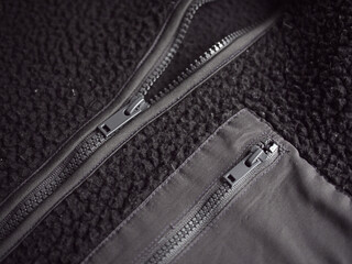 Zipper on sweatshirt © David