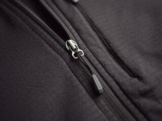 Zipper on sweatshirt © David