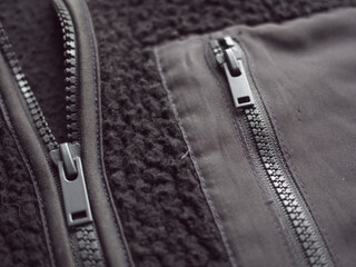 Zipper on sweatshirt © David