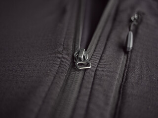 Zipper on sweatshirt © David