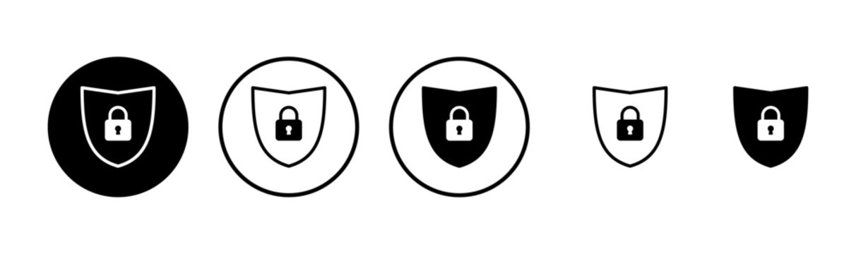 Security icon logo design. protection icon. privacy. vpn