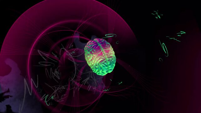 Artificial intelligence presentation. AI HD intro.