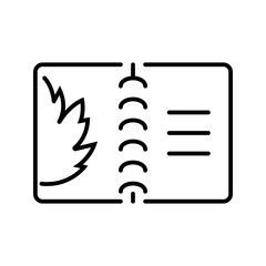 Naklejka premium Wine map icon. Leisure and wine tourism line symbol. Black and white.