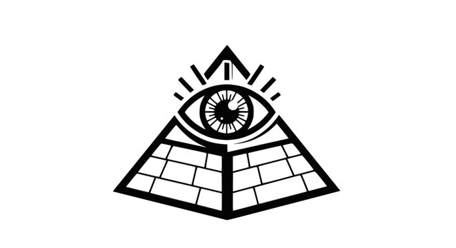 All Seeing Eye Pyramid Symbol