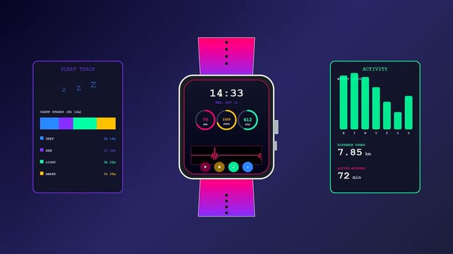 A sophisticated ecosystem for Smart Home Automation seamlessly connects with this luminous wearable device to track biometric data and physical wellness metrics across digital interfaces