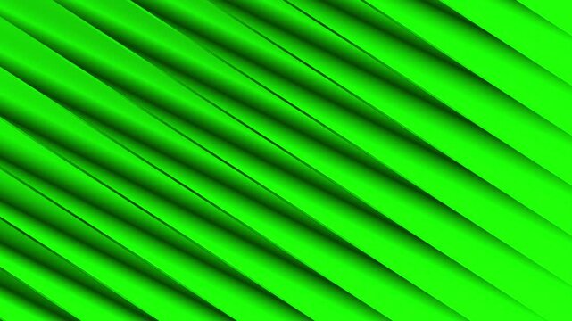 Abstract Green Textured Background with Diagonal Stripes and Subtle Shadows