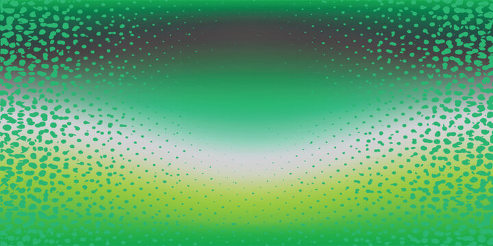 Latar belakang tekstur berwarna kuning, biru, hijau, risograf. Efek vektor halftone. Tekstur yang berisik.