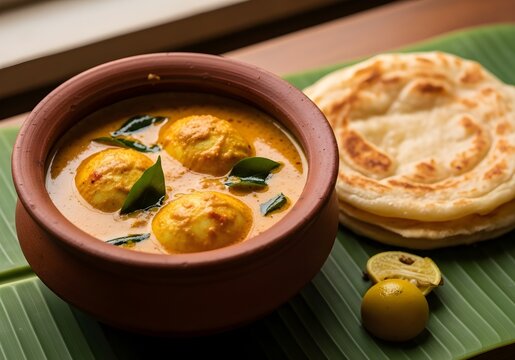 Kerala fish curry with parotta a delicious south indian meal