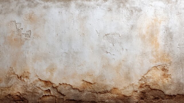 Textured wall surface with peeling paint and weathered appearance showcasing rustic tones and distinct patterns for creative backgrounds and design projects