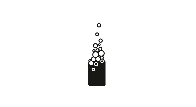 Soda fizzy drink bubbles.