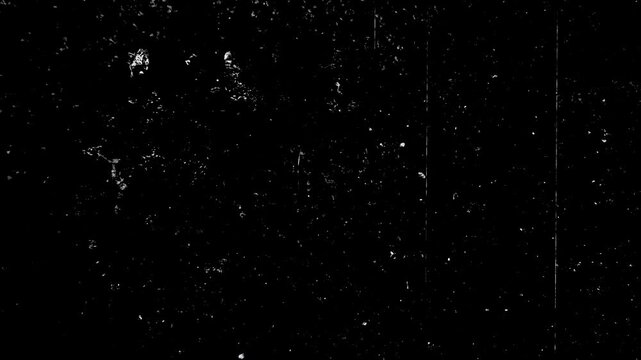 4k stock | Old film effect flicker negative film grunge rough vintage video stop motion overlay texture noise ideal for nostalgic cinematic video backgrounds.