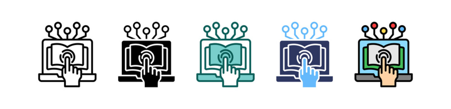 Interactive Learning multiple icon