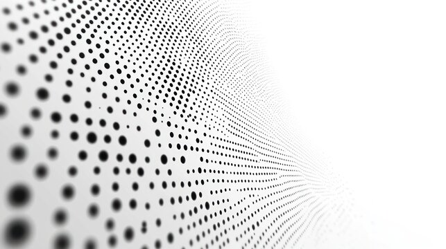 Abstract dots wave background, modern design, digital art, backdrop, minimalist, for wallpaper, website, or graphic design