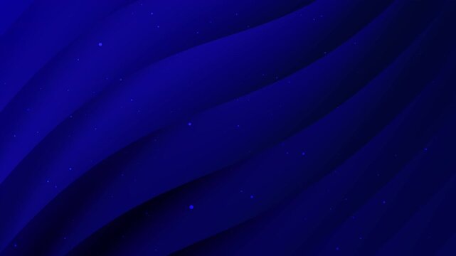 Dark Blue Gradient, Abstract background with flowing wavy lines, deep blue hues, and faint sparkles. Suitable for wallpaper, digital designs, or artistic projects.