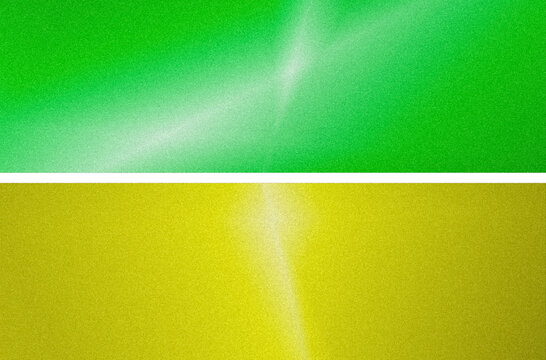 Bold split composition of vivid green and yellow gradients with soft light flares, offering a fresh, energetic backdrop for eco branding, banners, or digital campaigns.